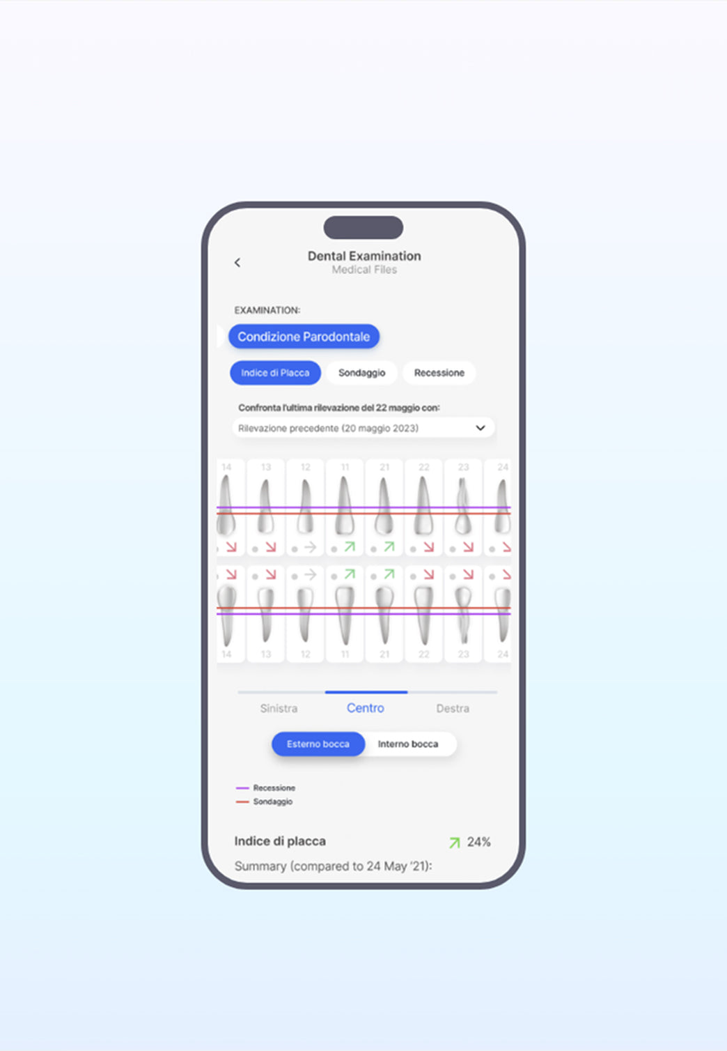 opendent app cartella clinica paziente