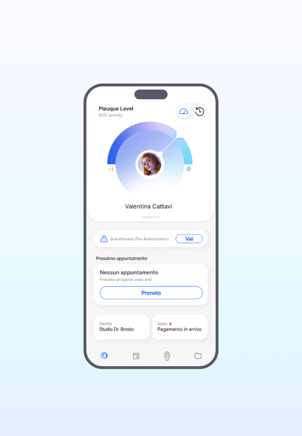 opendent app lettura della placca